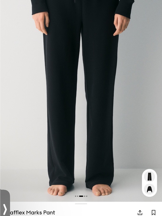 Aritzia Pants - Aritzia Black Wide-Leg Lounge Pants